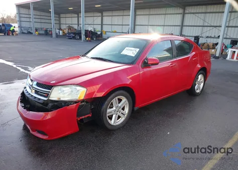 2012 Dodge Avenger Sxt из США, поврежденный, VIN 1C3CDZCBXCN225492